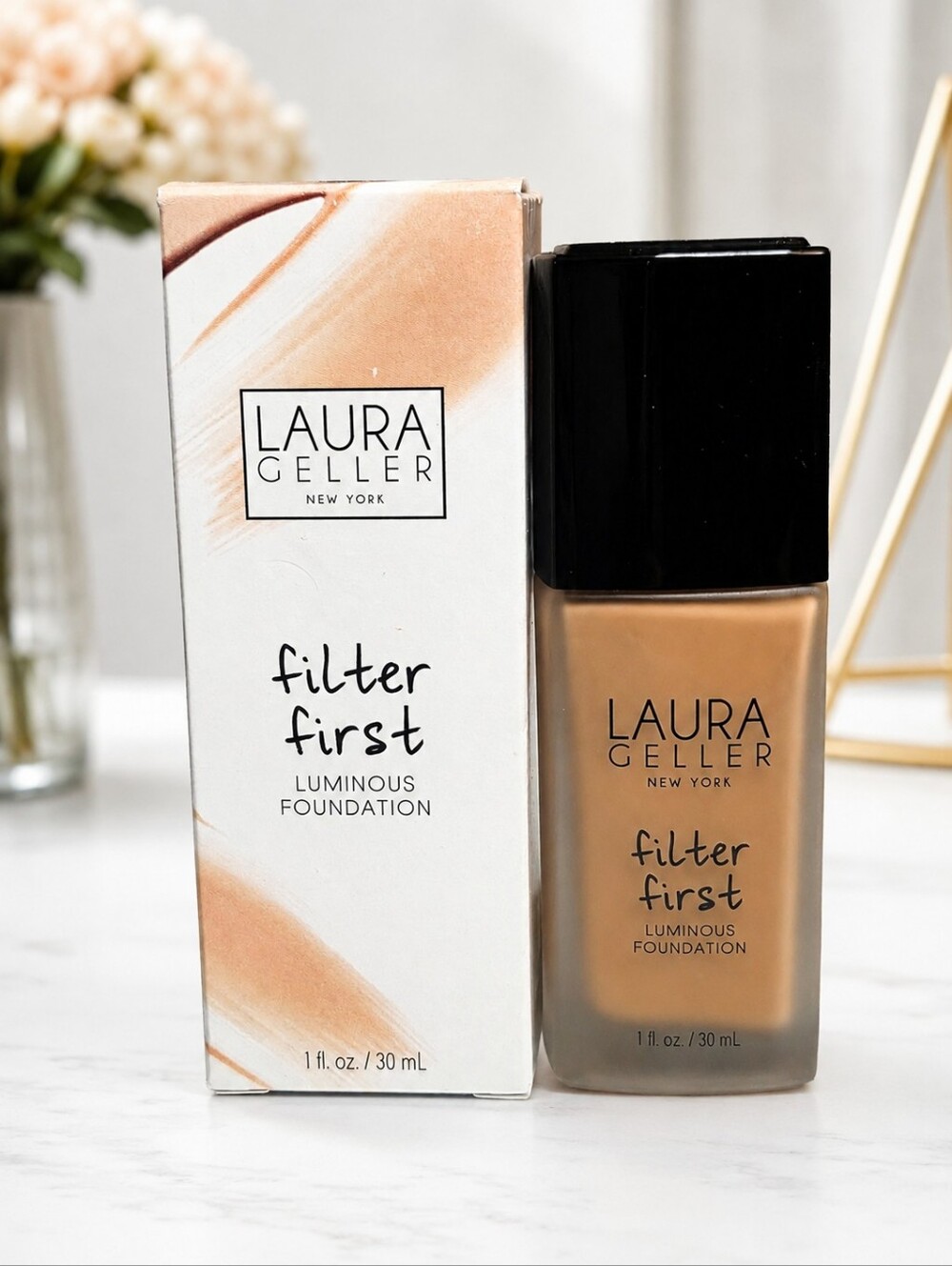 Laura Geller Filter First Luminous Foundation Cognac 1 oz New in Box